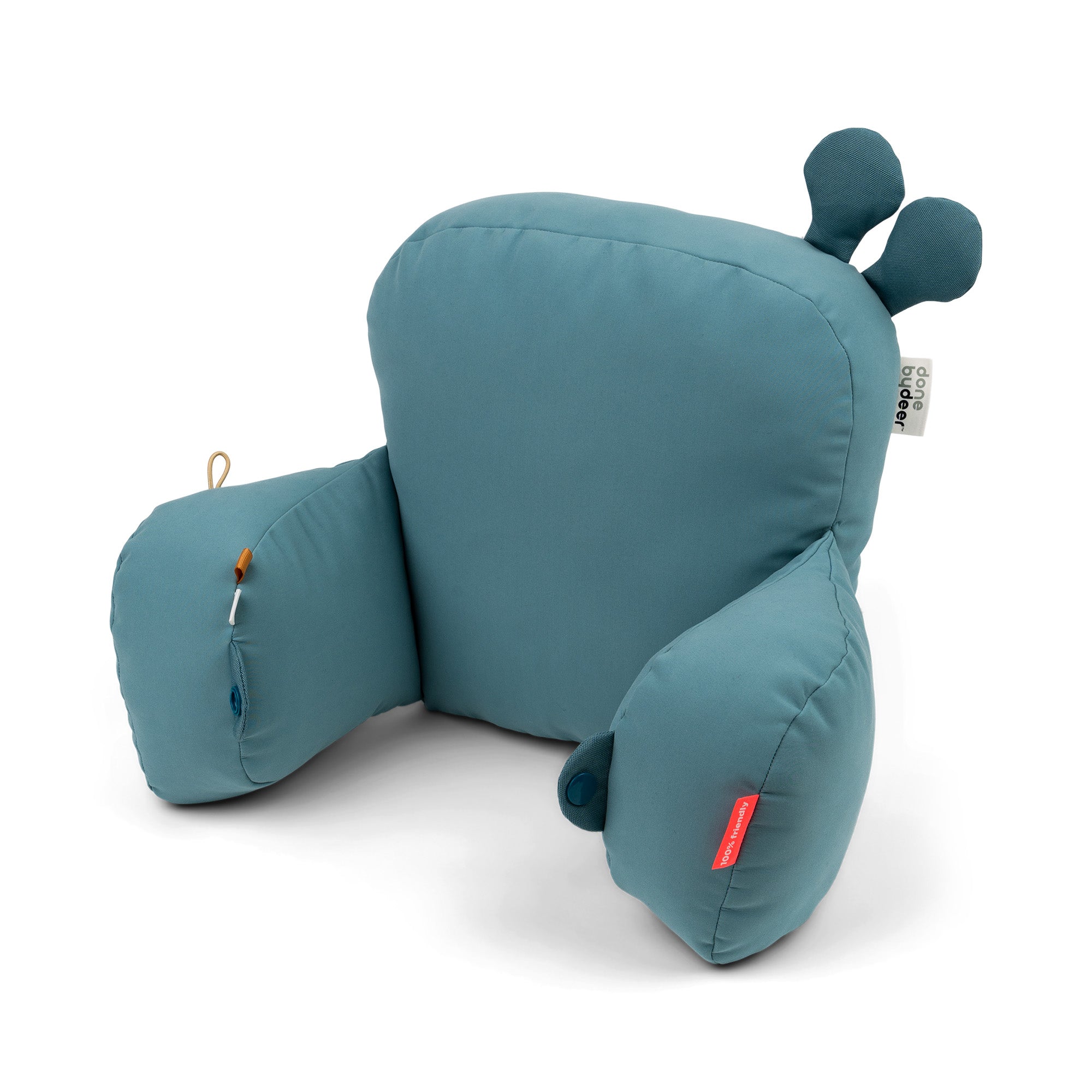 Pram pillow - Raffi - Blue - Front