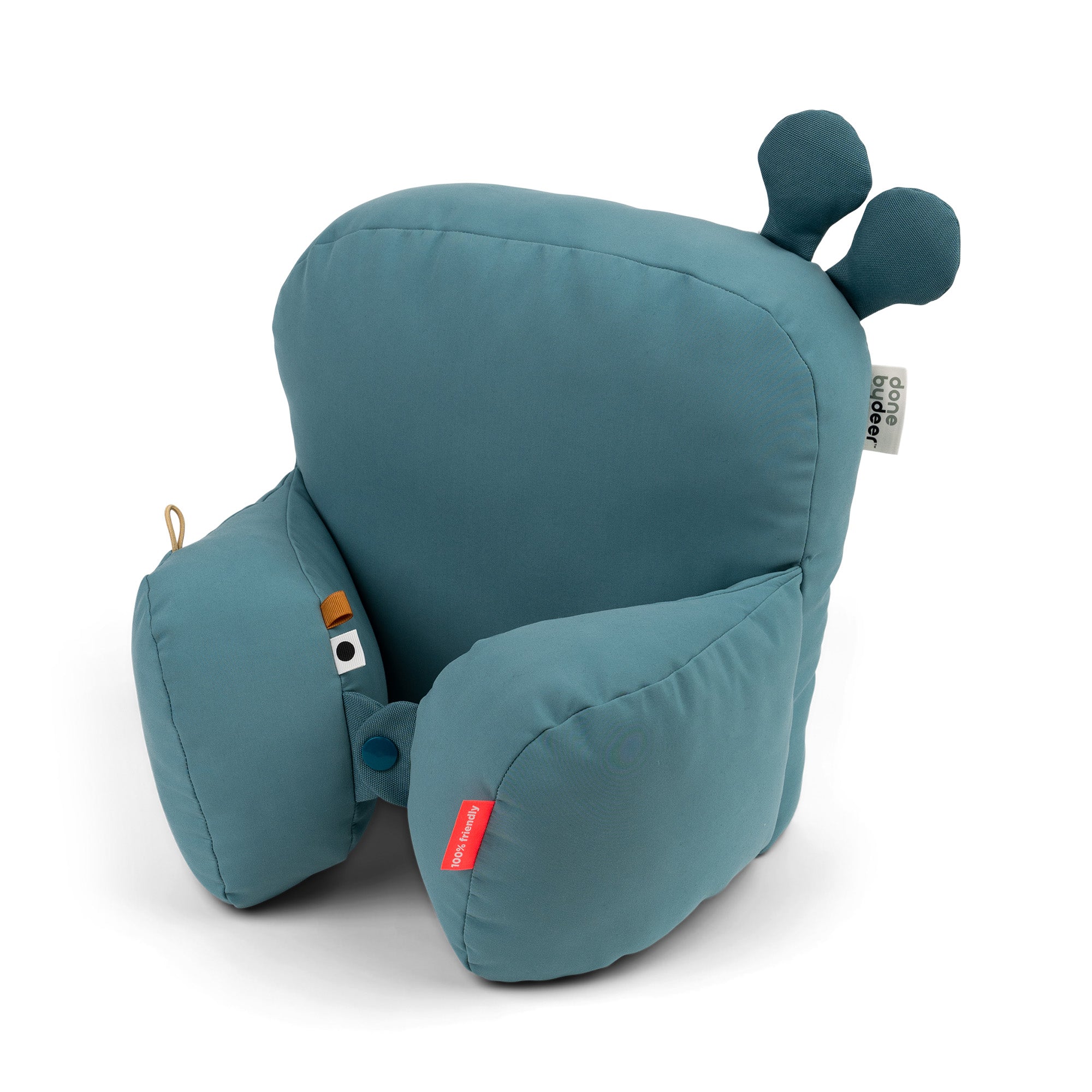 Pram pillow - Raffi - Blue - Front