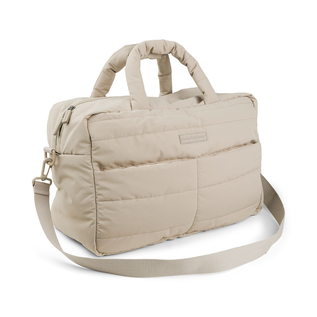 Quilted changing bag - Sand
