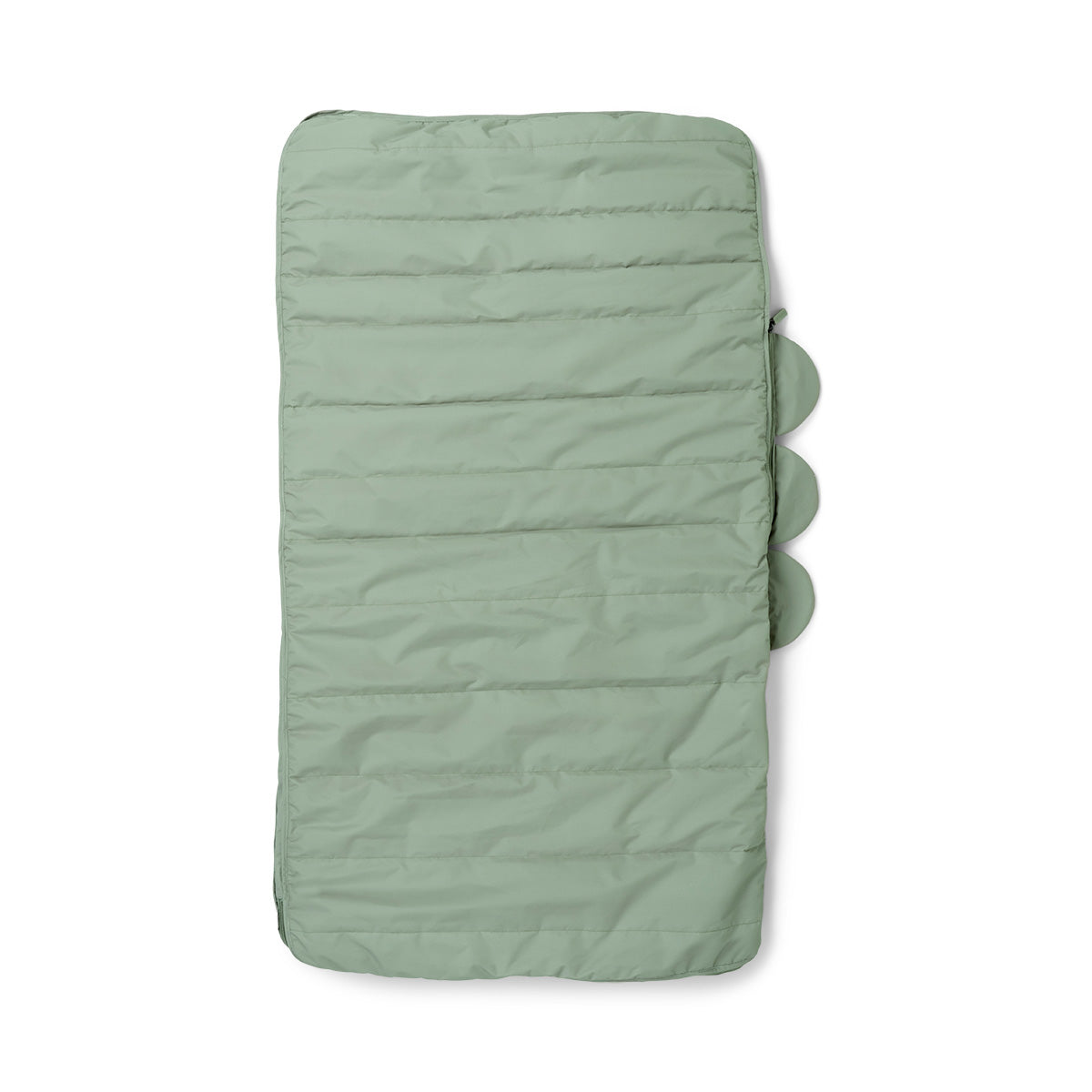 Quilted kids slumber bag - Croco - Green