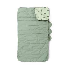 Quilted kids slumber bag - Croco - Green