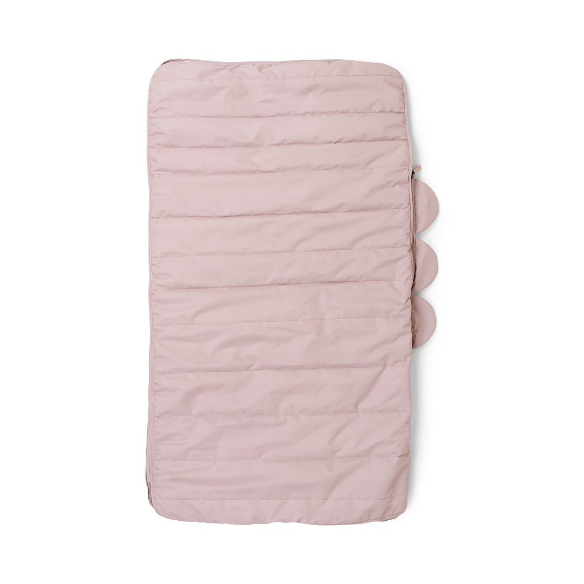 Quilted kids slumber bag - Croco - Powder