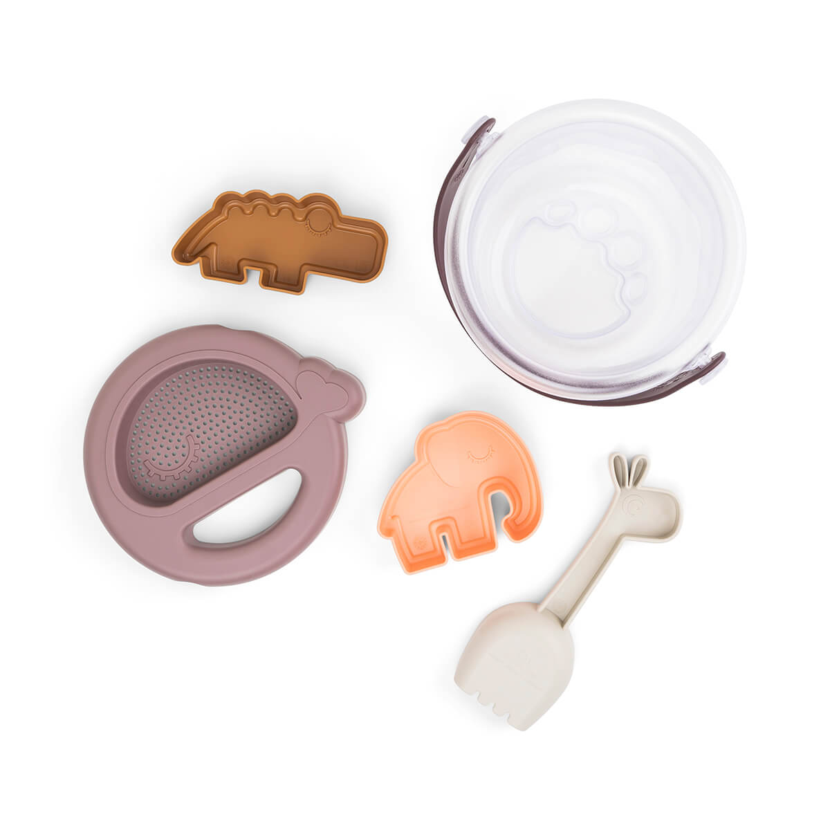 Sand play set 5 pcs - Deer friends - Powder mix