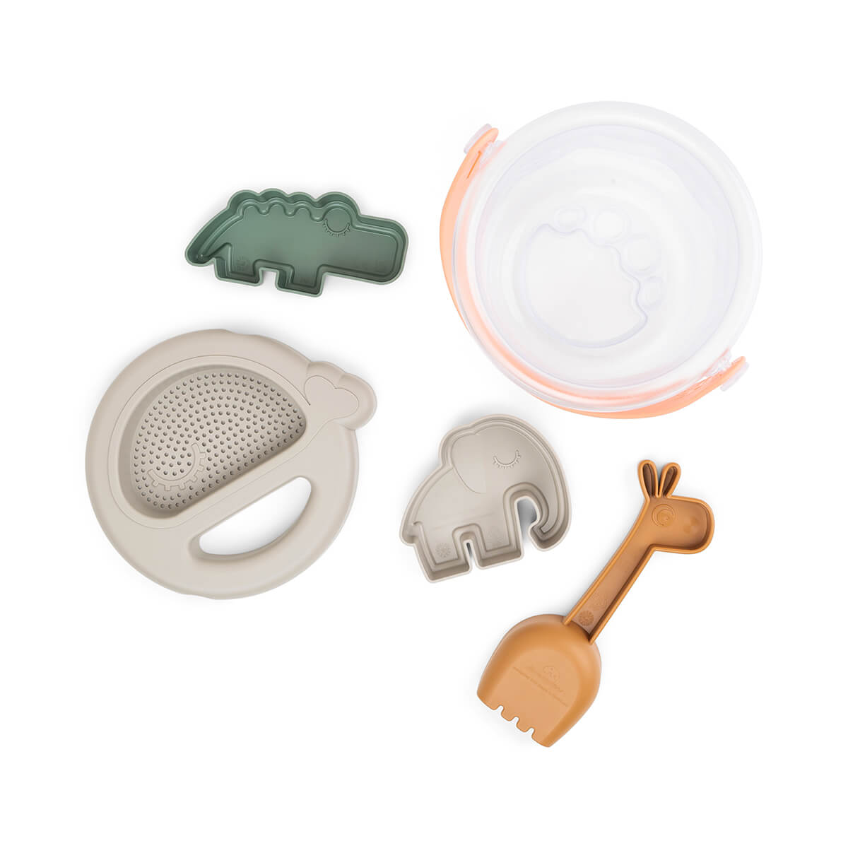 Sand play set 5 pcs - Deer friends - Sand mix