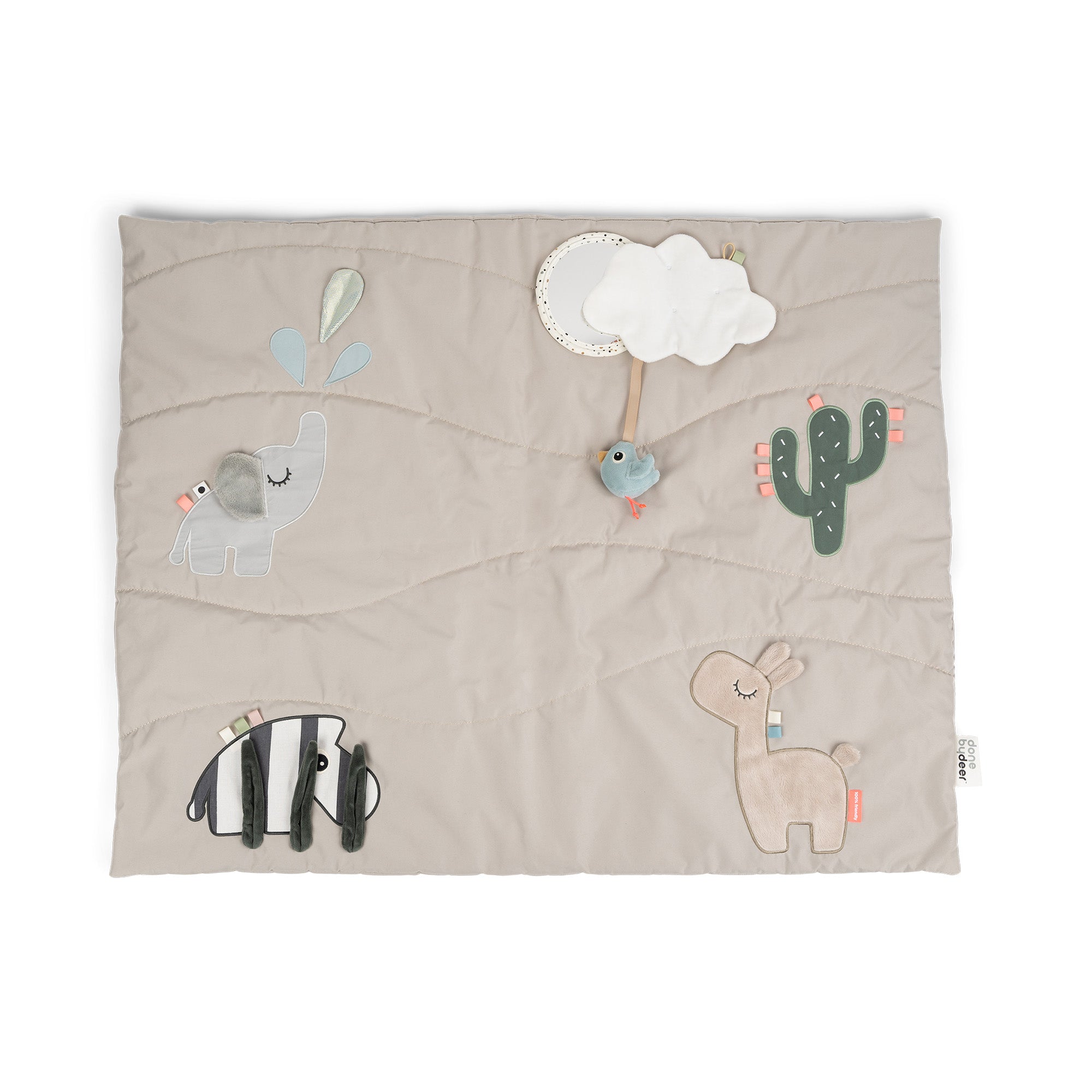 Sensory play mat - Deer friends - Sand - Front