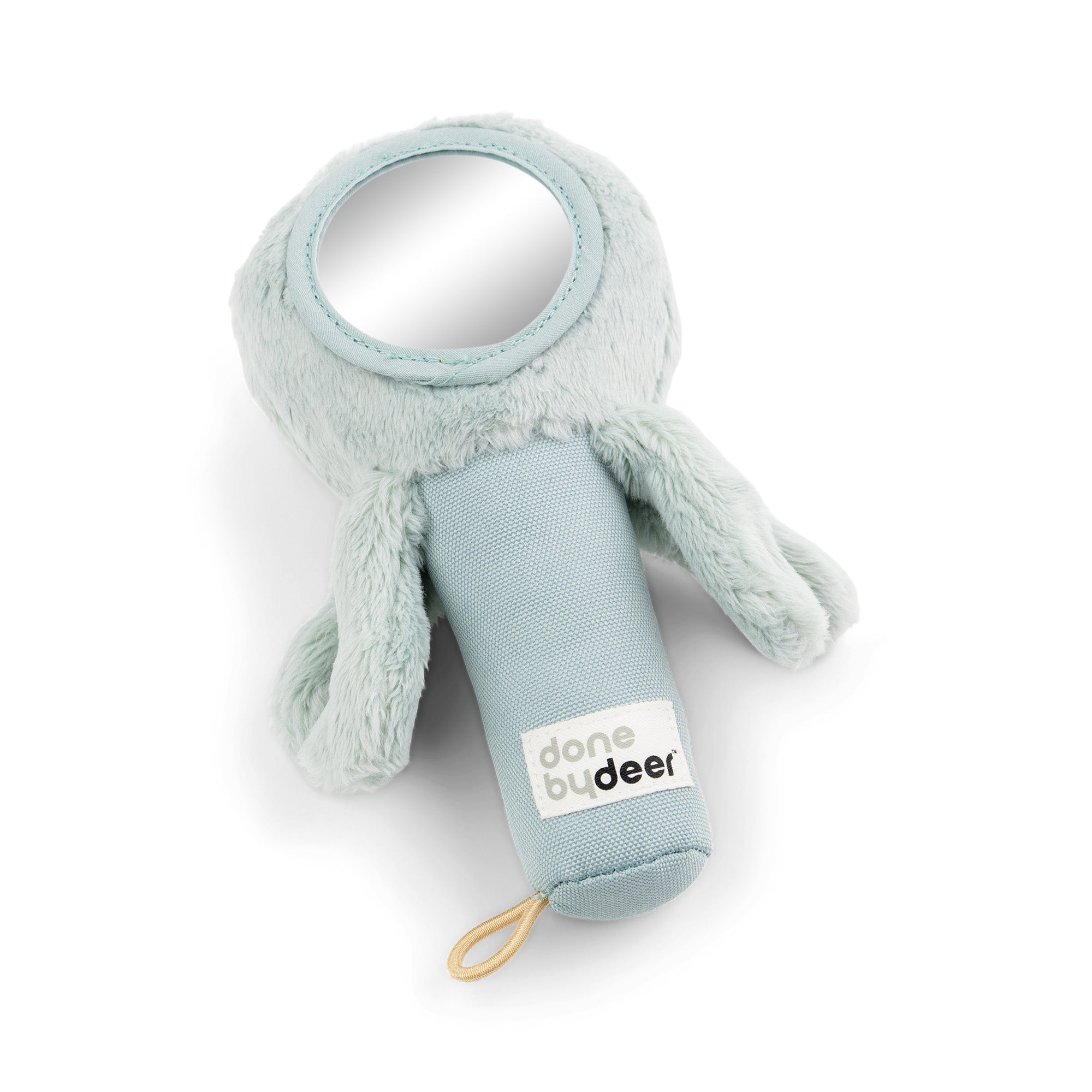 Sensory rattle mirror - Jelly - Blue - Back