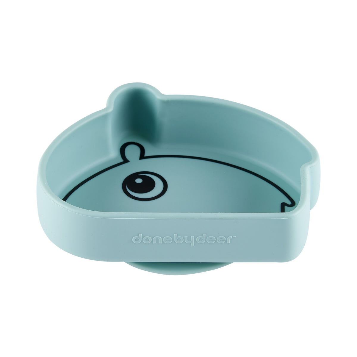 Silicone Stick & Stay bowl - Ozzo - Blue - Front