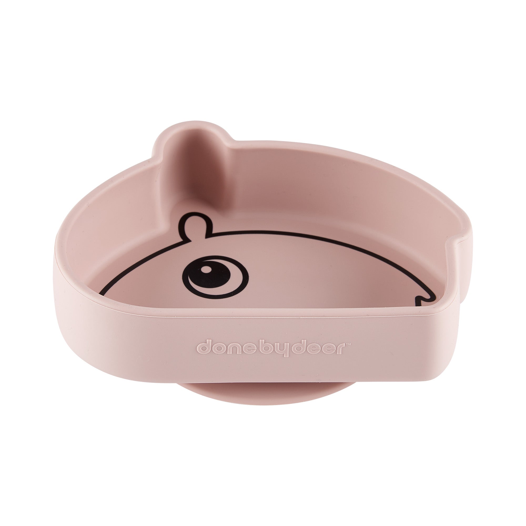 Silicone Stick & Stay bowl - Ozzo - Powder - Front