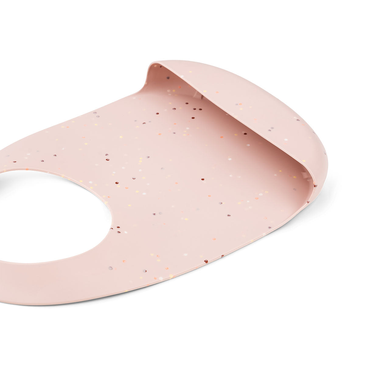 Silicone bib - Confetti - Powder