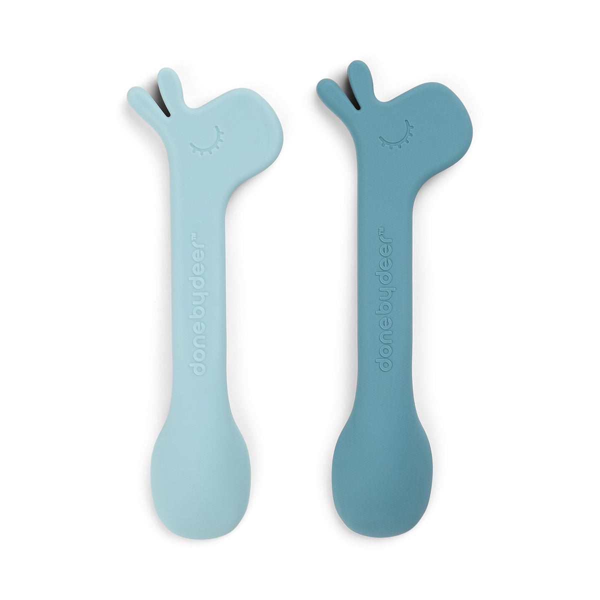 Silicone spoon 2-pack - Lalee - Blue