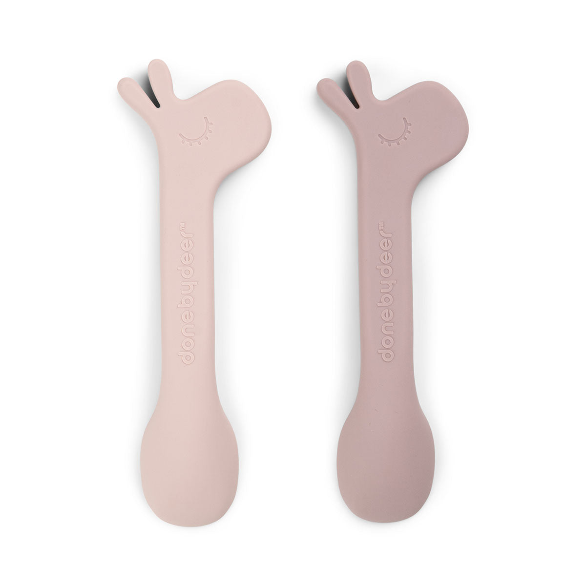 Cuillère silicone lot de 2 - Lalee - Rose