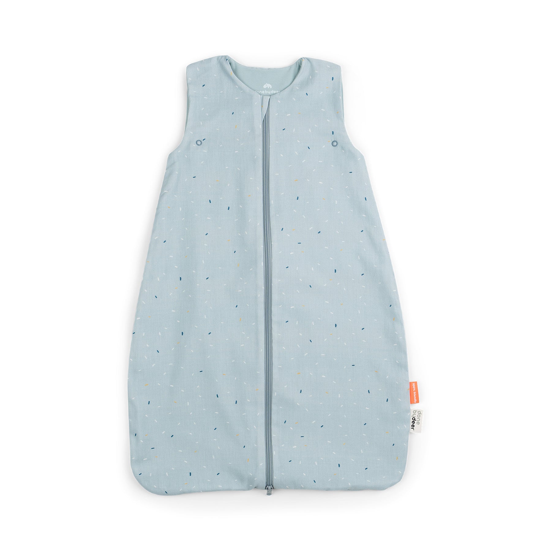 Sleepy bag 90 cm - Confetti - Blue - Front