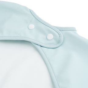 Sleeved pocket bib - Elphee - Blue - Detail