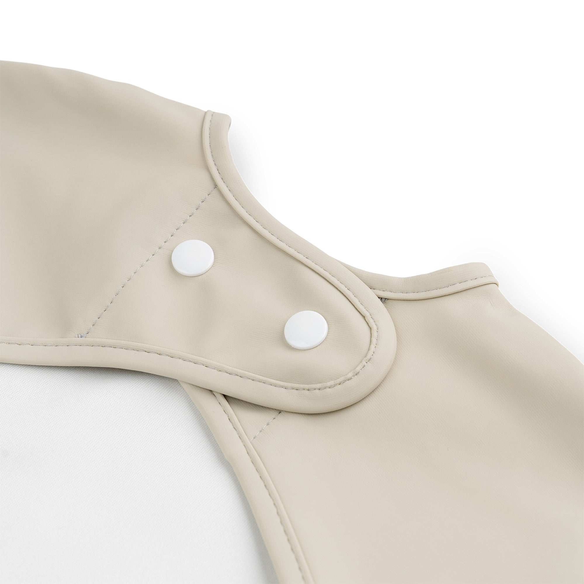 Sleeved pocket bib - Lalee - Sand - Detail