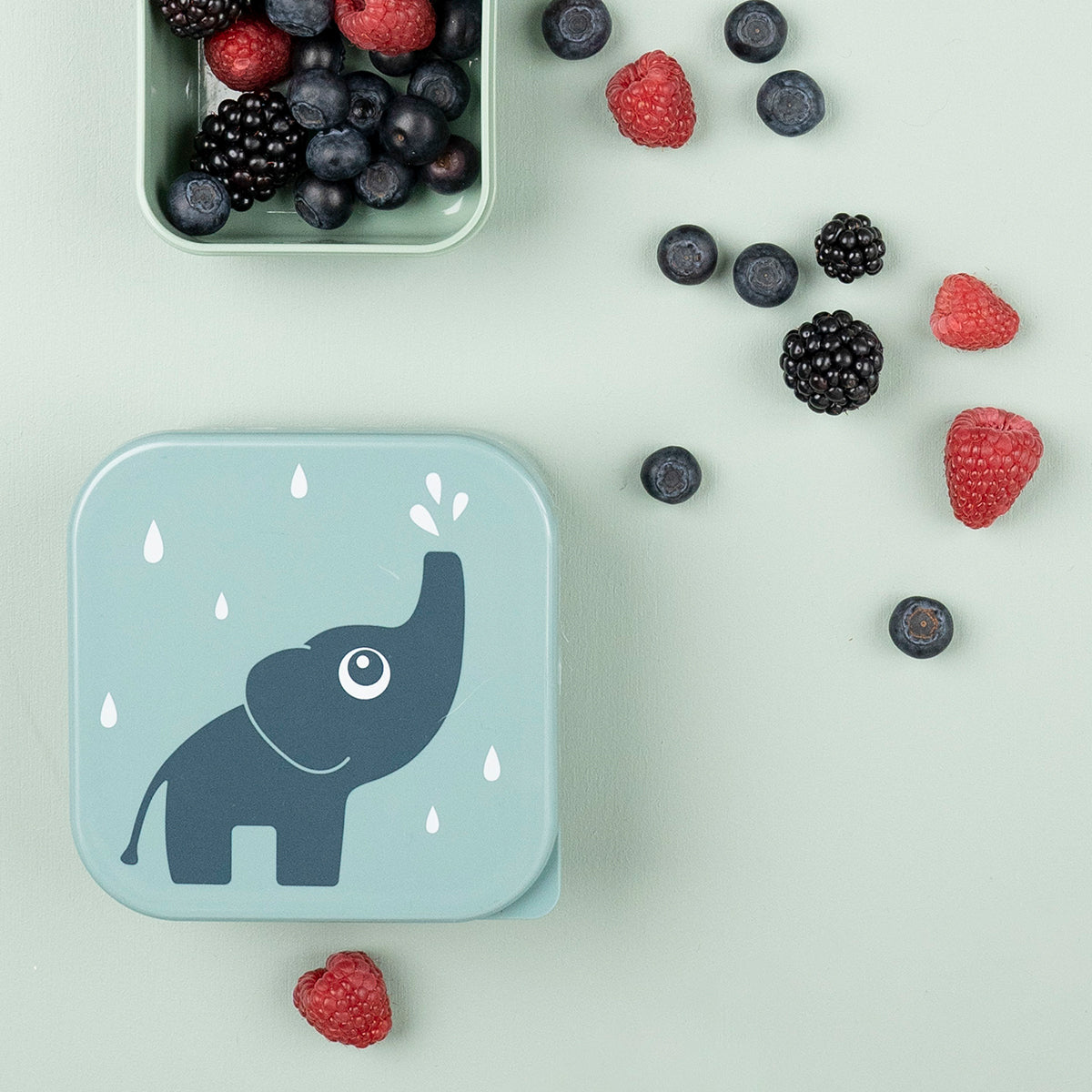 Snack box set 3 pcs - Deer friends - Blue mix - Lifestyle