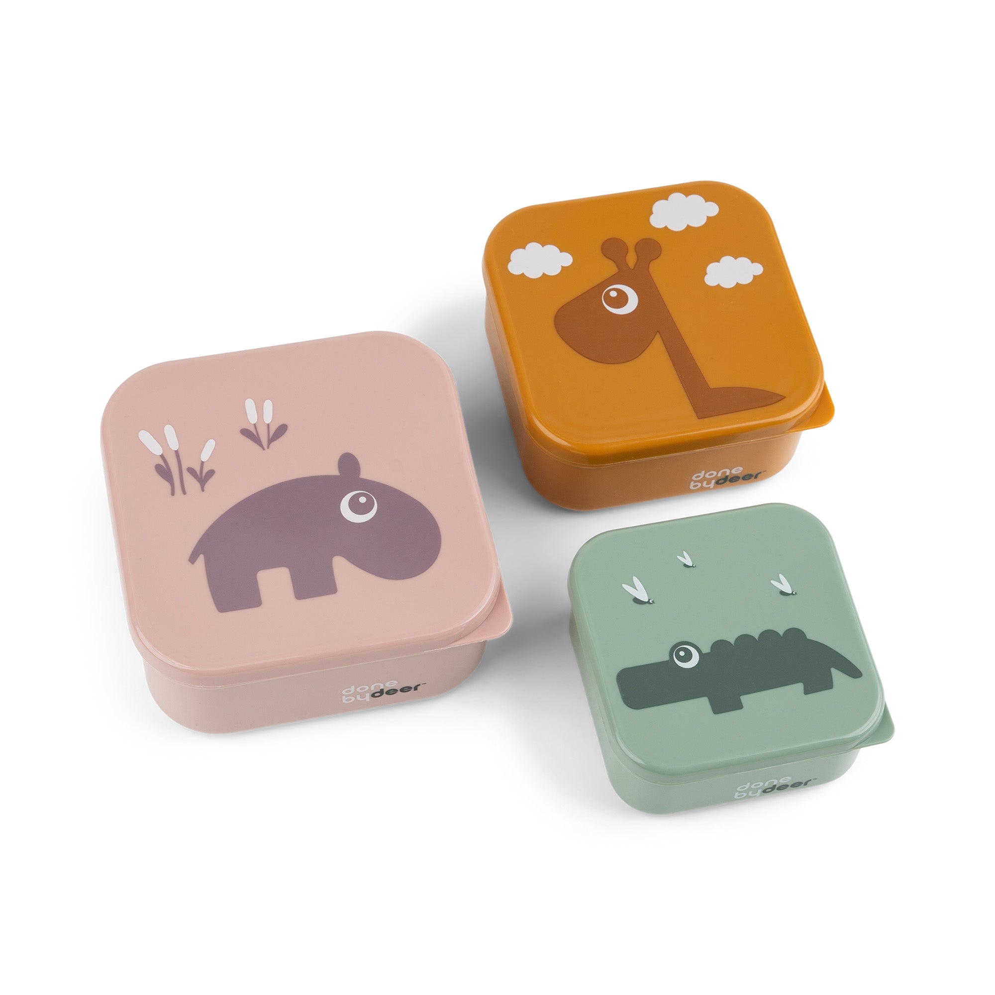 Snack box set 3 pcs - Deer friends - Powder mix - Front