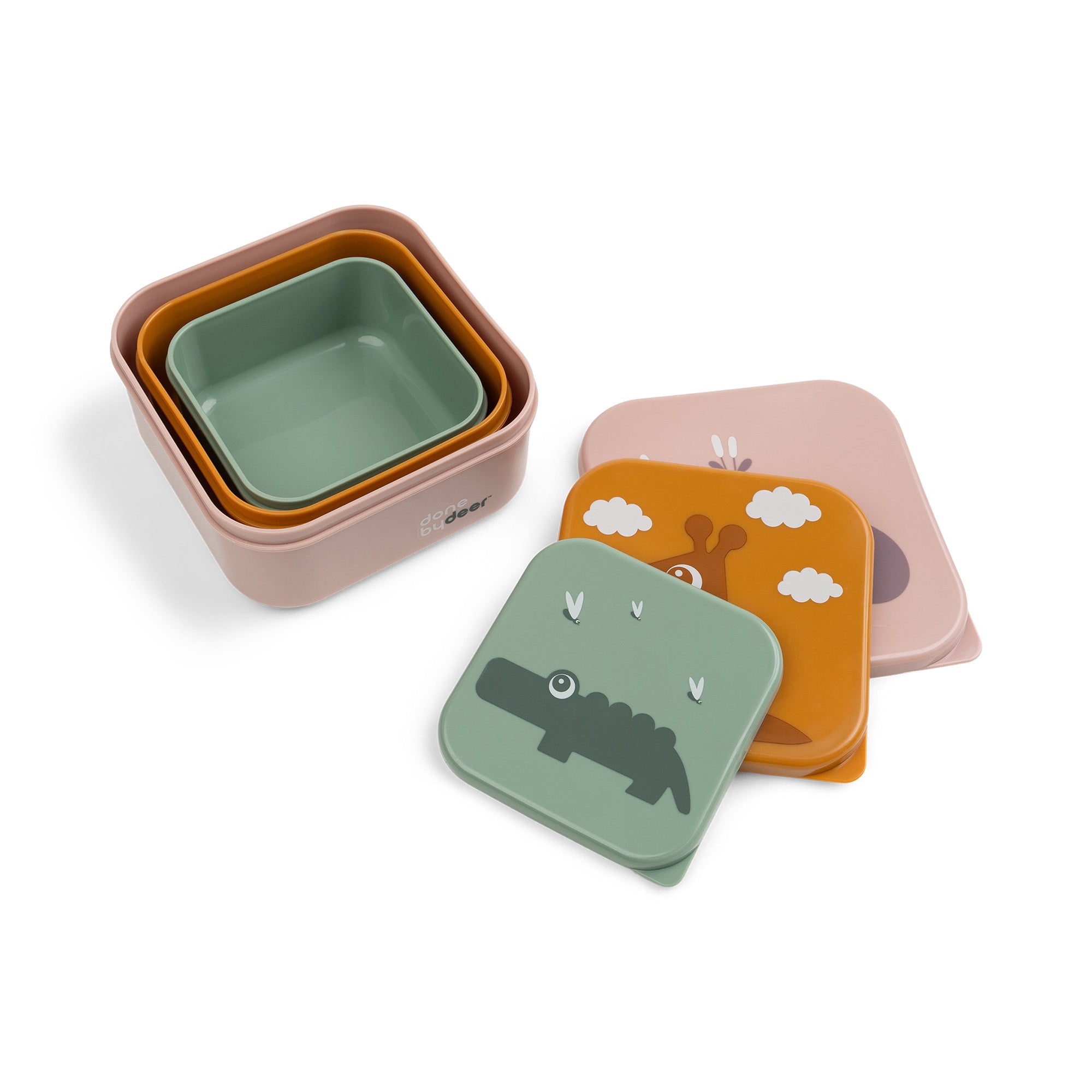 Snack box set 3 pcs - Deer friends - Powder mix - Front