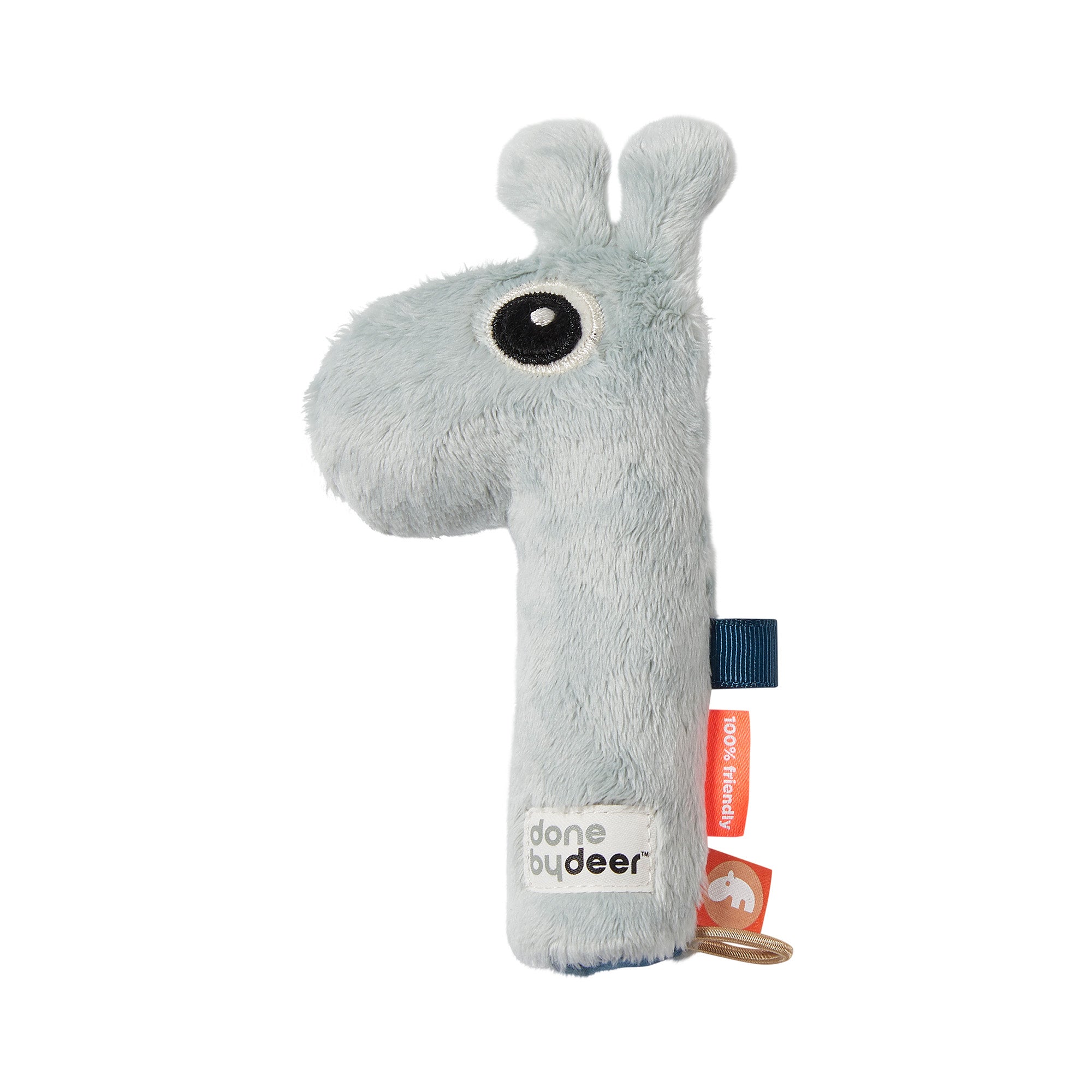 Squeaker rattle - Raffi - Blue - Front