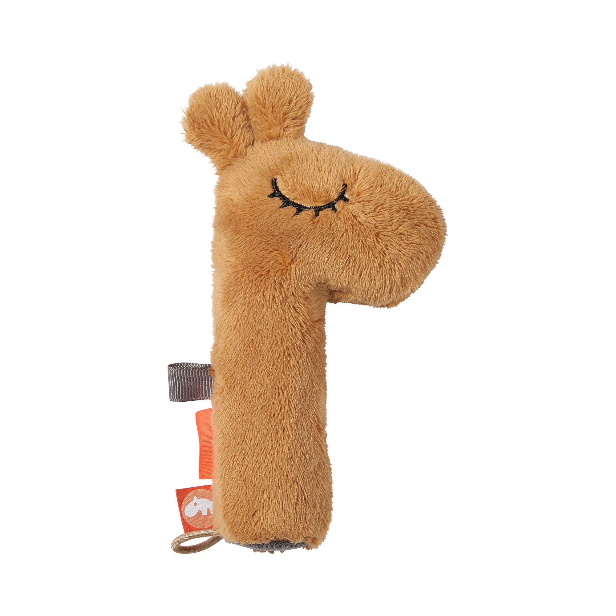 Squeaker rattle - Raffi - Mustard - Back