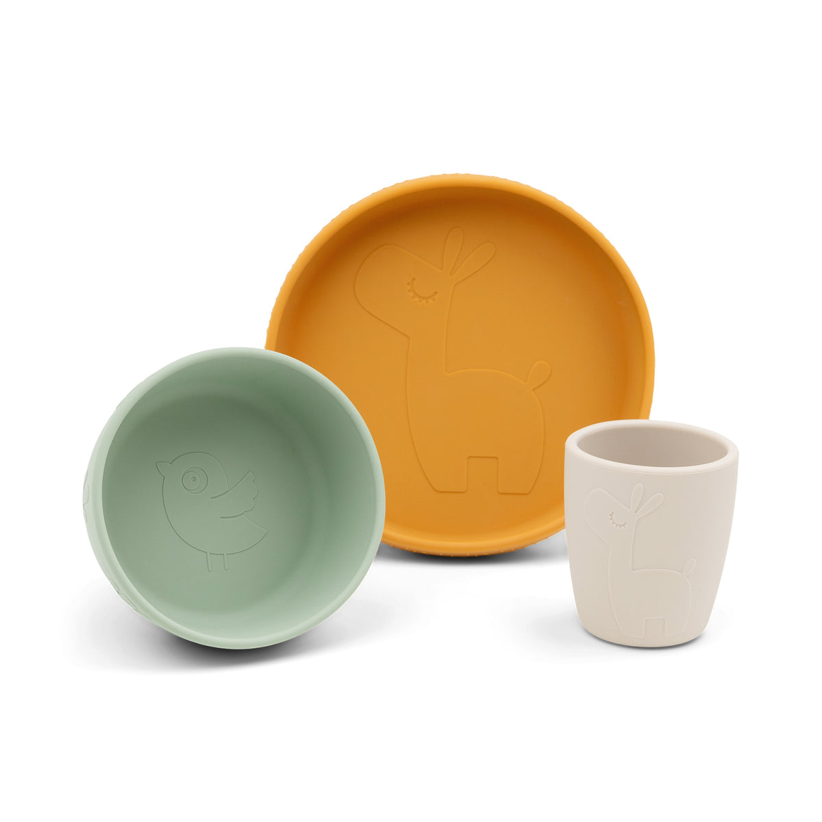 Stick & Stay dinner set - Lalee - Colour mix - Front