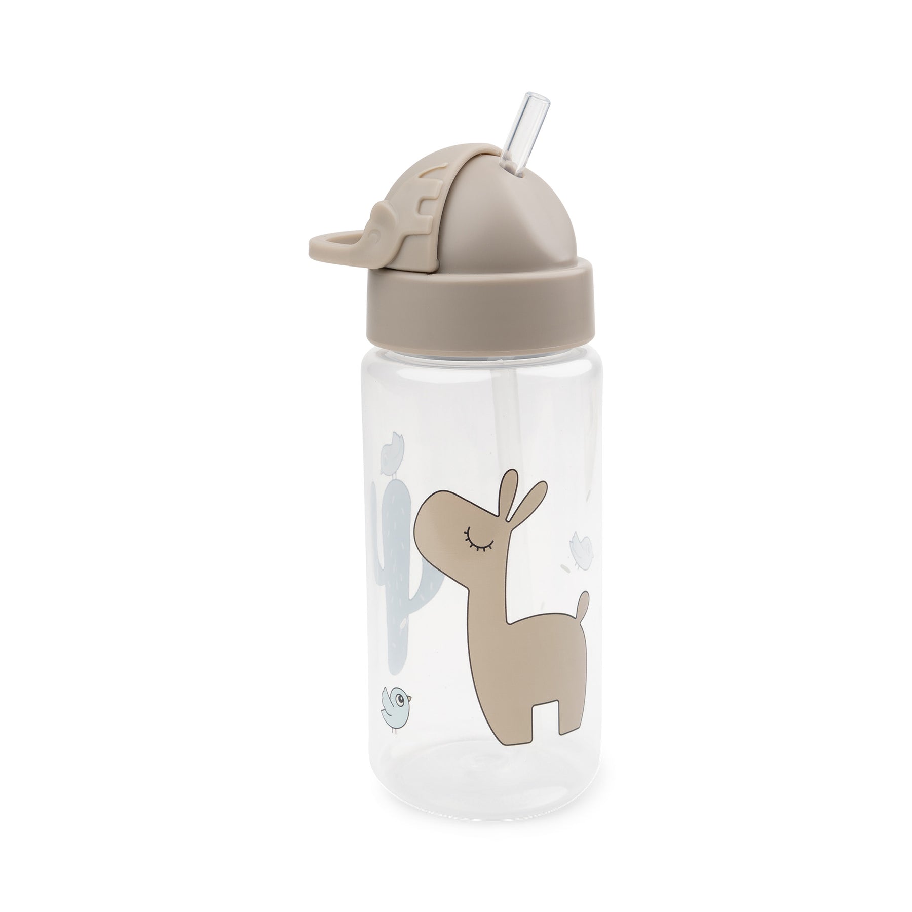 Straw bottle - Lalee - Sand - Front