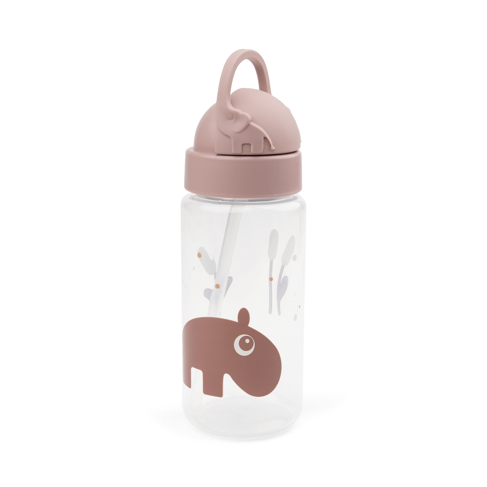 Straw bottle - Ozzo - Powder - Front