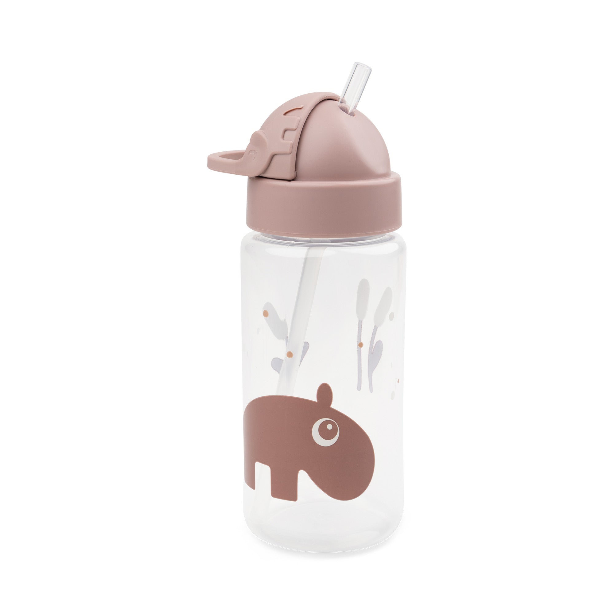 Straw bottle - Ozzo - Powder - Front