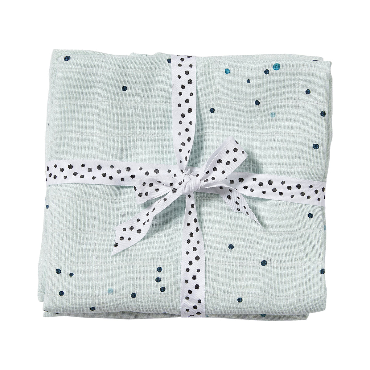 Swaddle 2-pack - Dreamy dots - Blue - Front