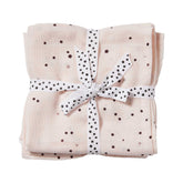 Swaddle 2-pack - Dreamy dots - Powder - Front