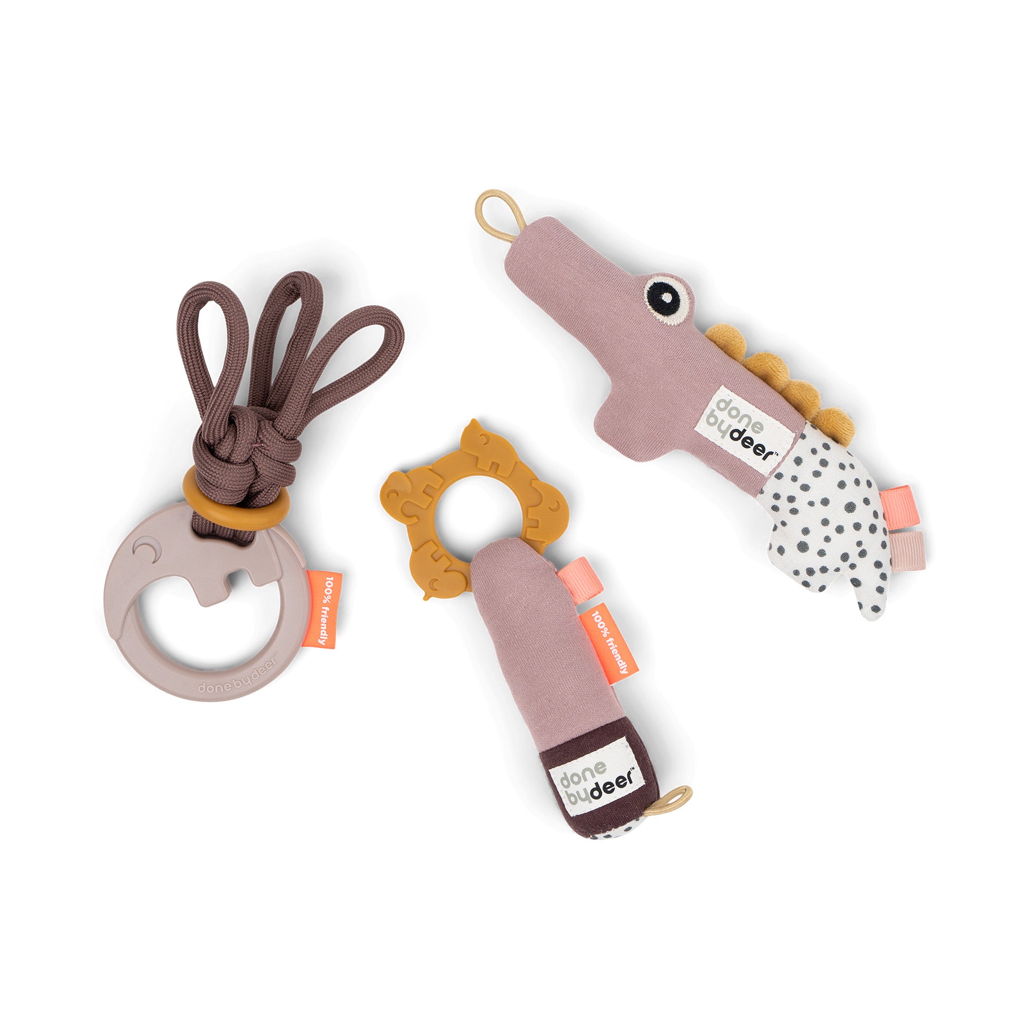 Tiny toys Geschenkset - Deer friends - Rosa  Shop at Done by Deer official  webshop