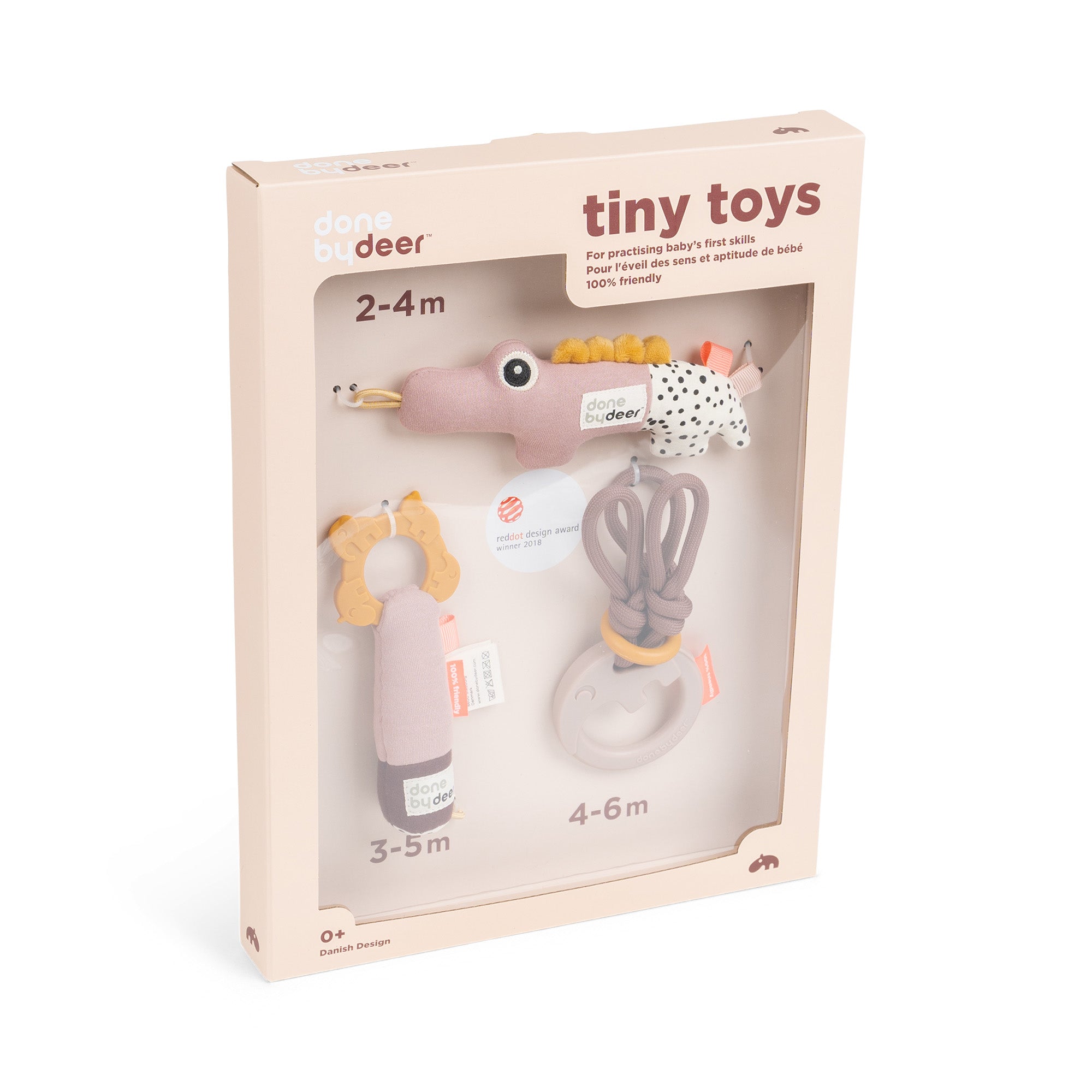 Tiny activity toys gift set - Deer friends - Powder - Packaging