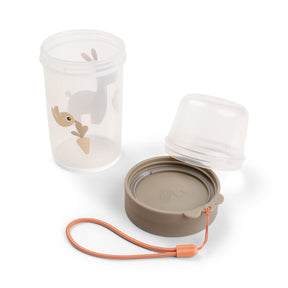 To go 2-way snack container L - Lalee - Sand