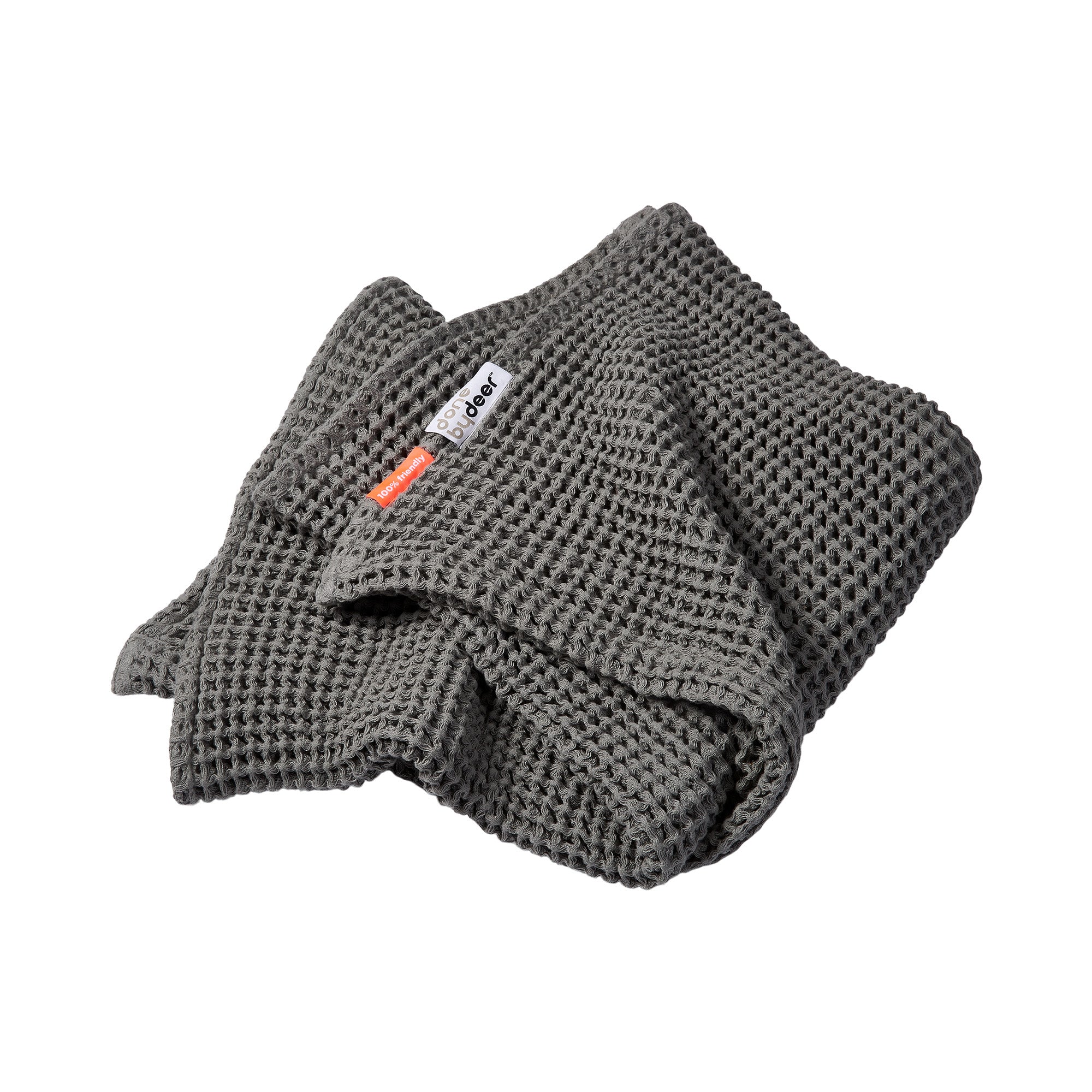 Waffeldecke 120 x 150 cm - Grau